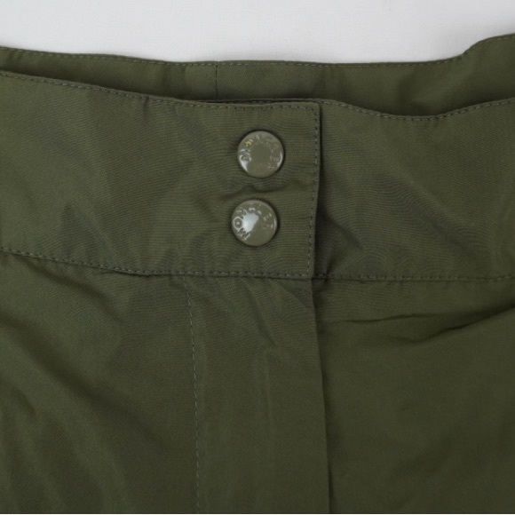 NWT [Moncler] Flared Logo High Waisted Green Trousers Women’s Sz EU 44, US 10/12 - Picture 9 of 16